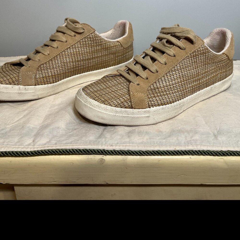 Zara Raffia Basket-Weave with Suede Trim Sneakers Men's 9.5 (UK43)